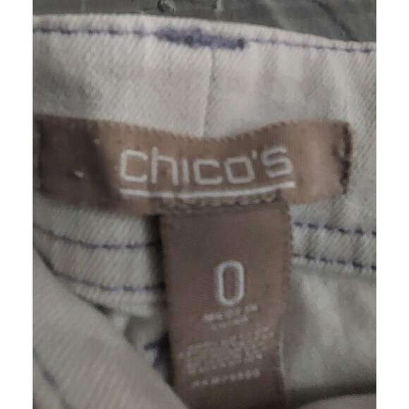 Chico's Pants Jeans Women Size 0,Pockers, 30 Inch Waist, 27 Inseam, Straingh Leg - Picture 2 of 8